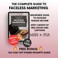 Faceless Digital Marketing Guide MRR PLR | 77 Page Done For You Ebook for Passive Income