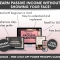 Faceless Digital Marketing Guide MRR PLR | 77 Page Done For You Ebook for Passive Income