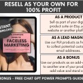 Faceless Digital Marketing Guide MRR PLR | 77 Page Done For You Ebook for Passive Income