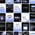 Enterprise Style & Software Tech Social Media Posts | Canva Free Editable Templates | 32 Professional Tech Social Media Templates Digital Download