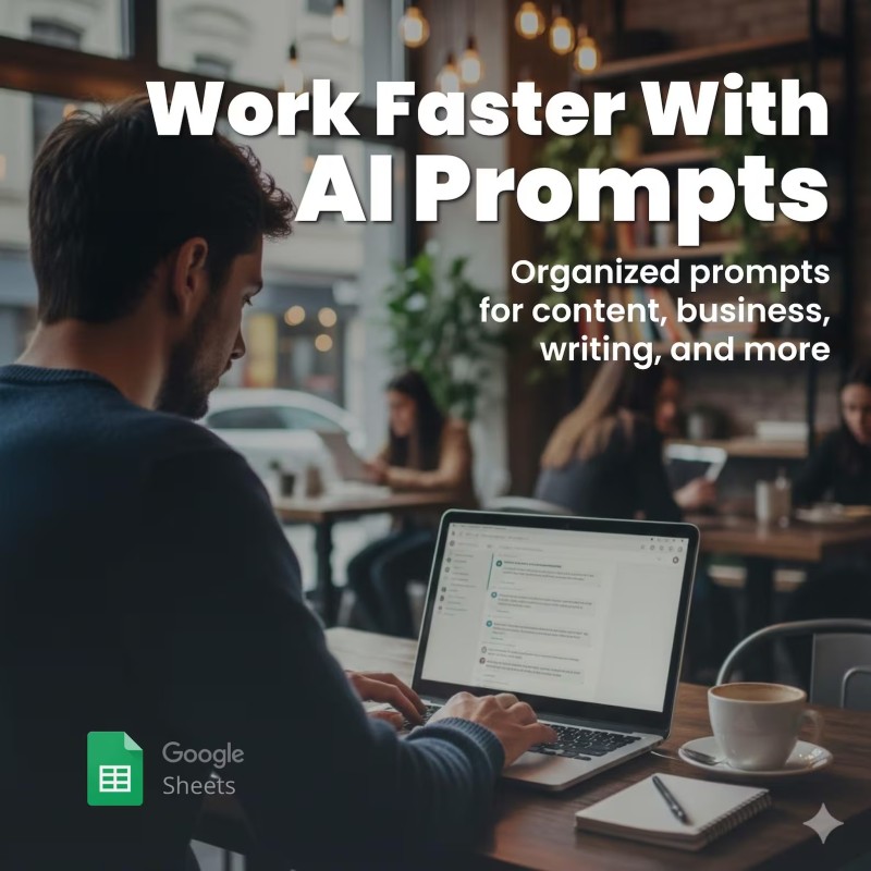 100,000+ AI Bundle, ChatGPT Prompt Pack, Searchable Prompt Library, Digital Download for Content Creators & Marketers