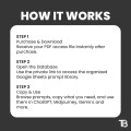 100,000+ AI Bundle, ChatGPT Prompt Pack, Searchable Prompt Library, Digital Download for Content Creators & Marketers
