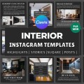 55,000+ Canva Instagram Templates Social Media Kit | PLR & MRR Rights | Resellable Digital Products for Social Media Sellers
