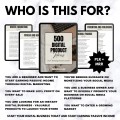 500 Digital Product Ideas Bundle, MRR PLR Passive Income Guide, Etsy Bestsellers to Sell, Small Business Digital Download, DFY Ideas