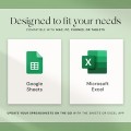 Budget Planner Google Sheets Monthly Budget Spreadsheet Excel Weekly Paycheck Budget Template Biweekly Budgeting by Paycheck Expense Tracker
