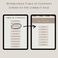 GOODNOTES 160+ Pages Wedding Planner Template Digital Download, PDF format, Minimalist Wedding Planner, Budget, Vision Boards, Hyperlinked