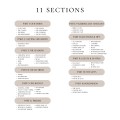GOODNOTES 160+ Pages Wedding Planner Template Digital Download, PDF format, Minimalist Wedding Planner, Budget, Vision Boards, Hyperlinked