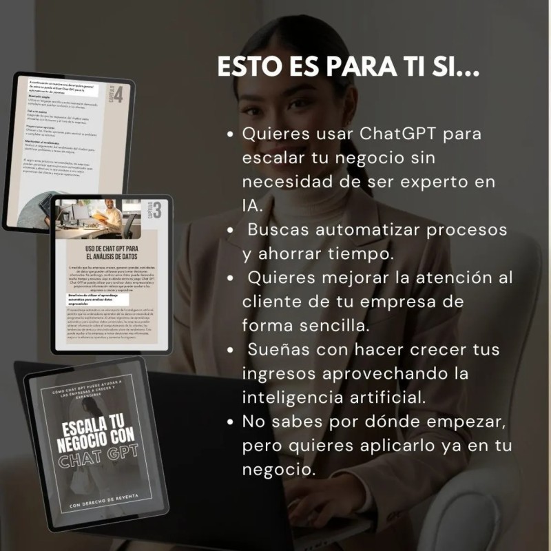 ChatGPT Business Guide Editable Canva Template with Resell Rights (MRR & PLR)