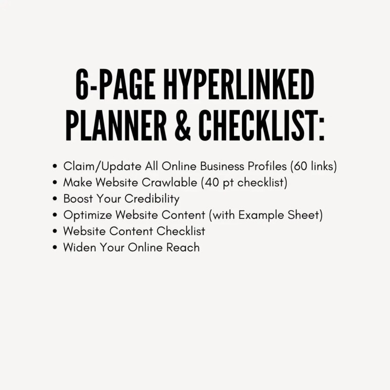 Optimizing Your Business Website for AI, How to Get Your Business Recommend in AI Searches 6-Page Checklist & Plan