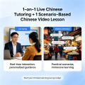 1-on-1 Live Chinese Tutoring + 1 Scenario-Based Chinese Video Lesson - $19.9/Hour Mandarin Speaking Practice for Beginners