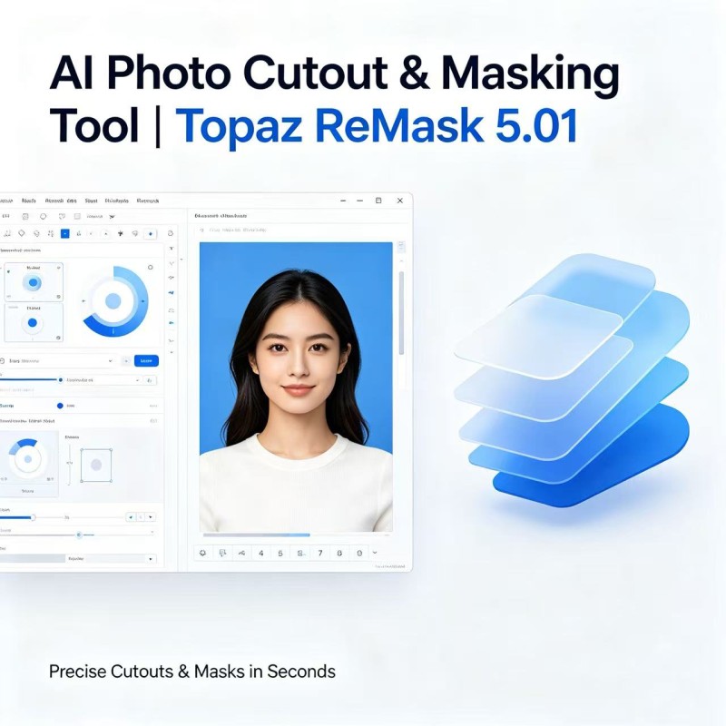 AI Photo Cutout & Masking Tool | Topaz ReMask 5.01